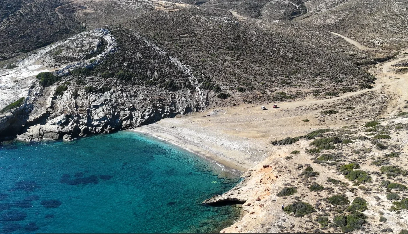 2 - vente terrain pieds dans l'eau ios - cyclades egée méridionale grèce