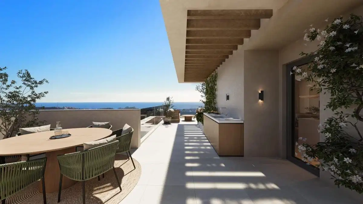 2 - продажа квартира вид моря mijas андалусия испания