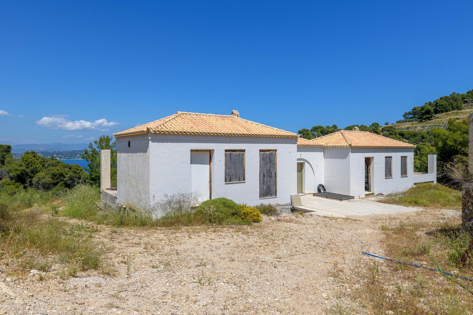 2 - продажа дом вид моря spetses аттика греция