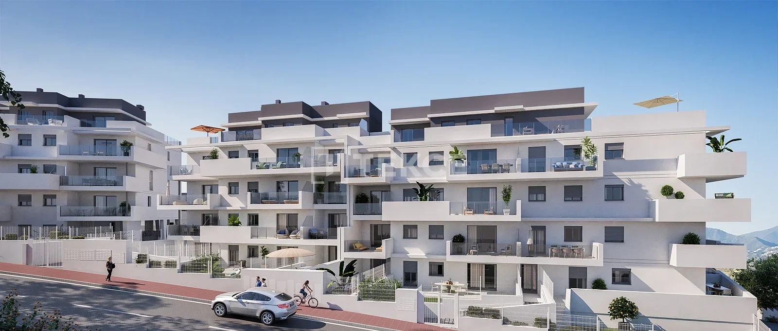 Apartamento vista al mar con piscina