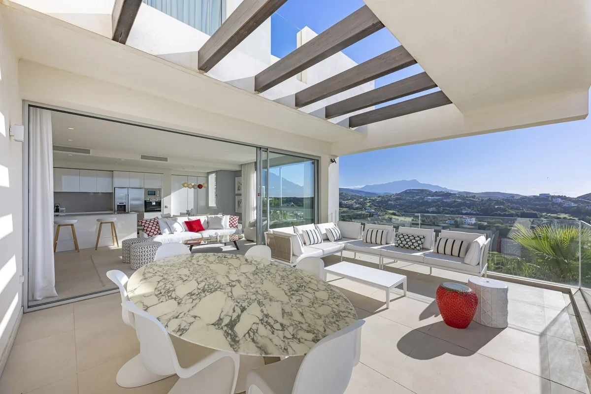 2 - sea view apartment for sale in benahavis - costa del sol andalusia spain