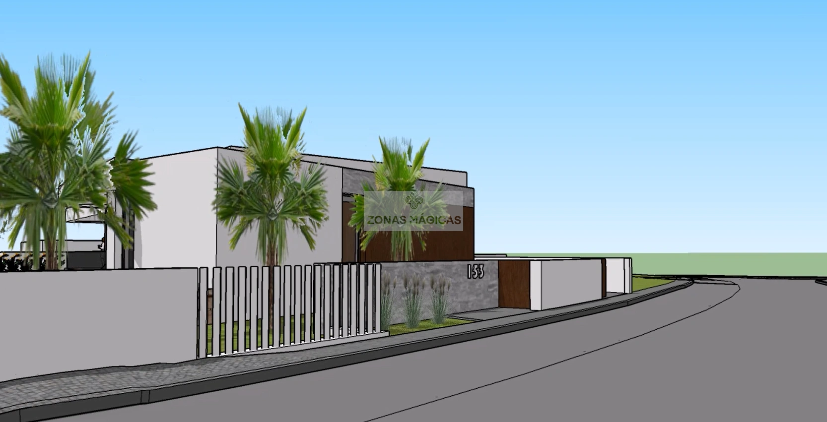 Haus meerblick mit Pool