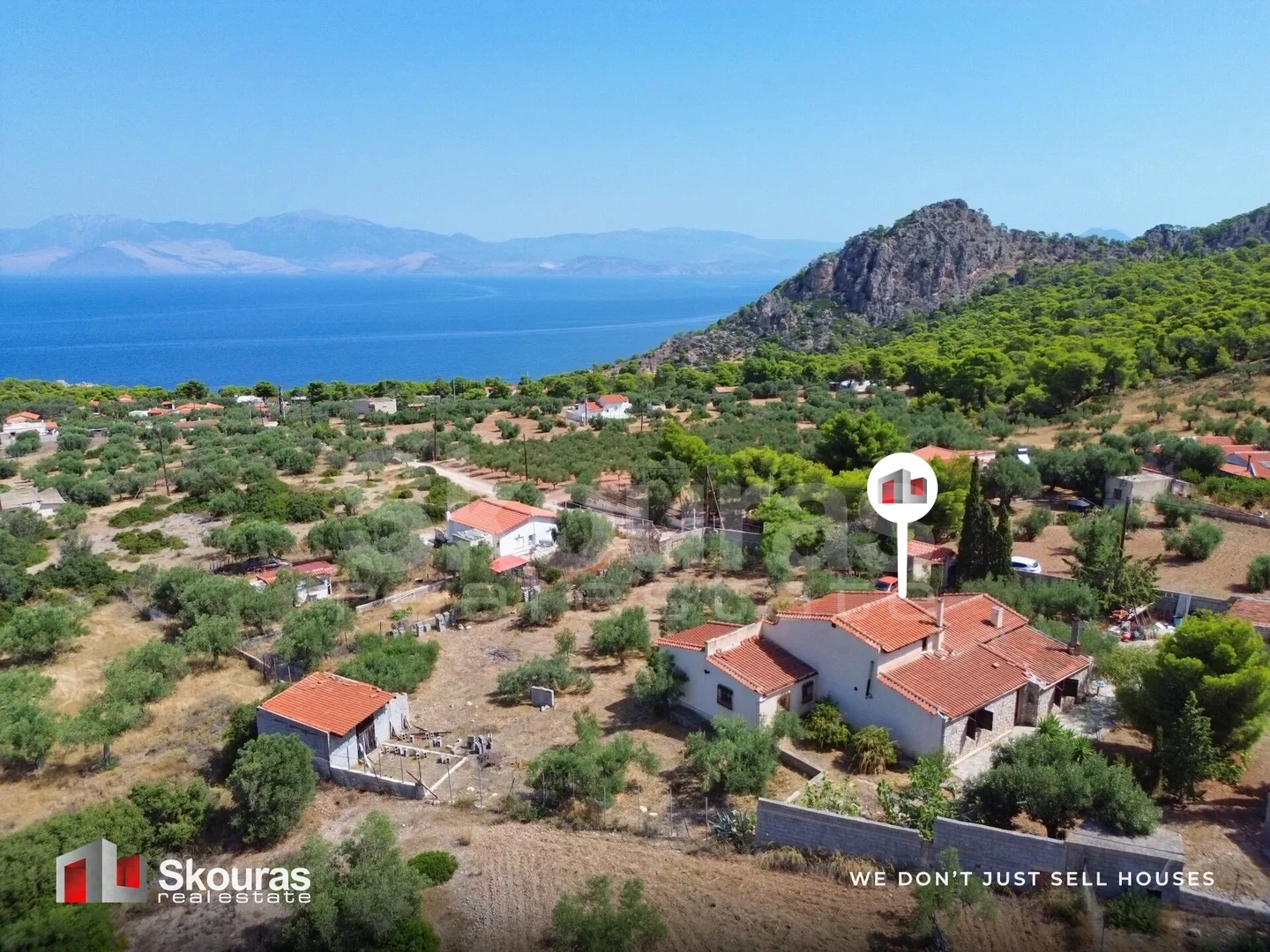 1 - продажа дом вид моря loutraki-perachora пелопоннес греция