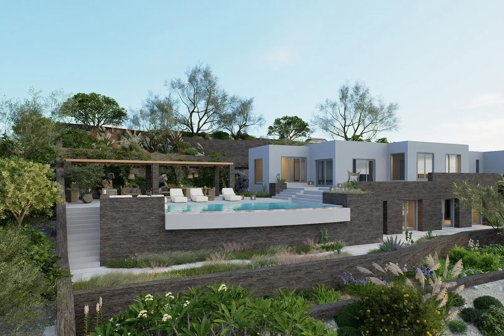 1 - vente maison vue mer kéa - cyclades egée méridionale grèce