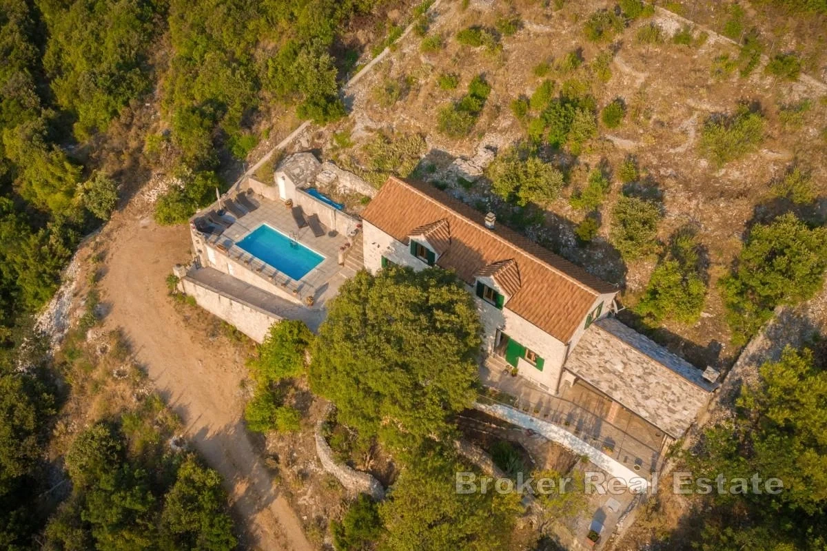1 - venda casa vista de mar brač split-dalmácia croácia