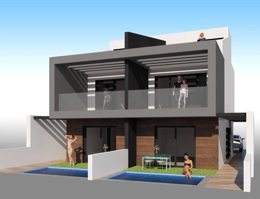 1 - vente villa santiago de la ribera région de murcie espagne