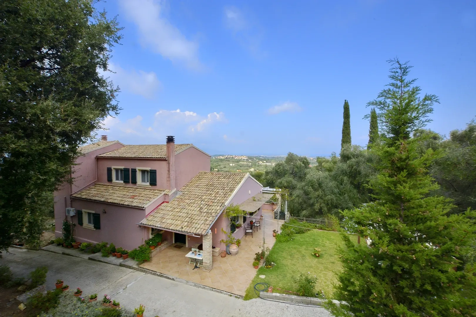 1 - vente villa corfu îles ioniennes grèce