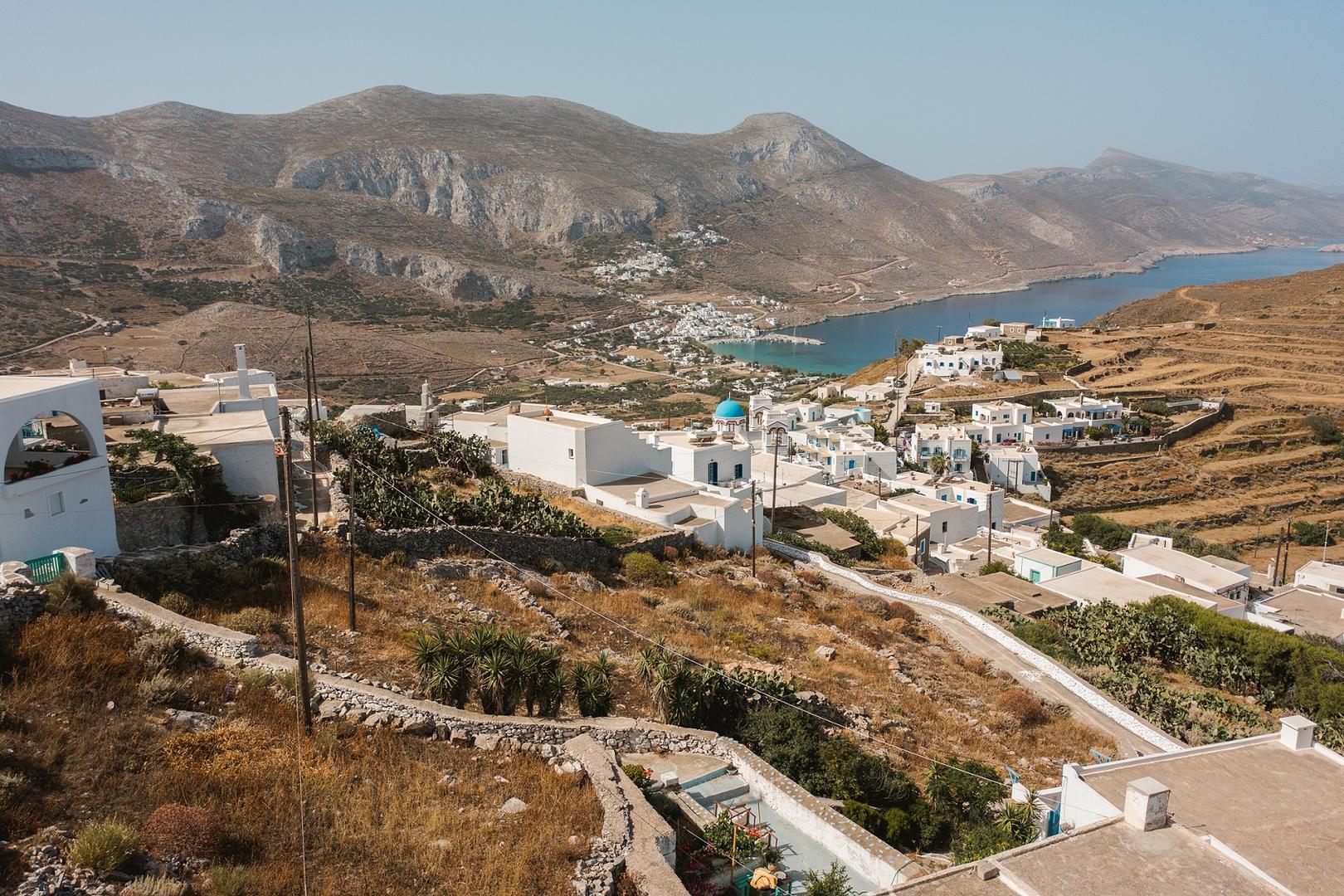 1 - vendita terreno vista mare amorgo - cicladi egeo meridionale grecia