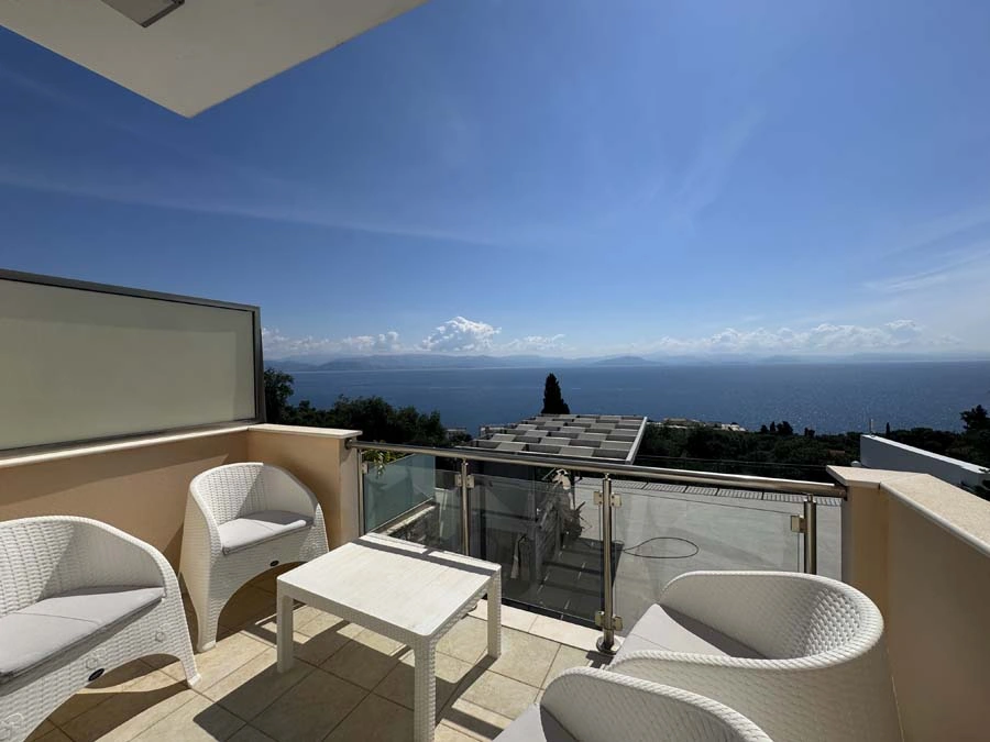 1 - vente villa vue mer achílleion îles ioniennes grèce