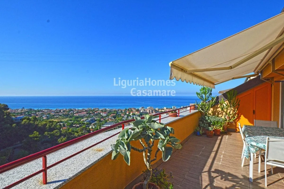 1 - verkoop appartement uitzicht op zee vallecrosia liguria italië