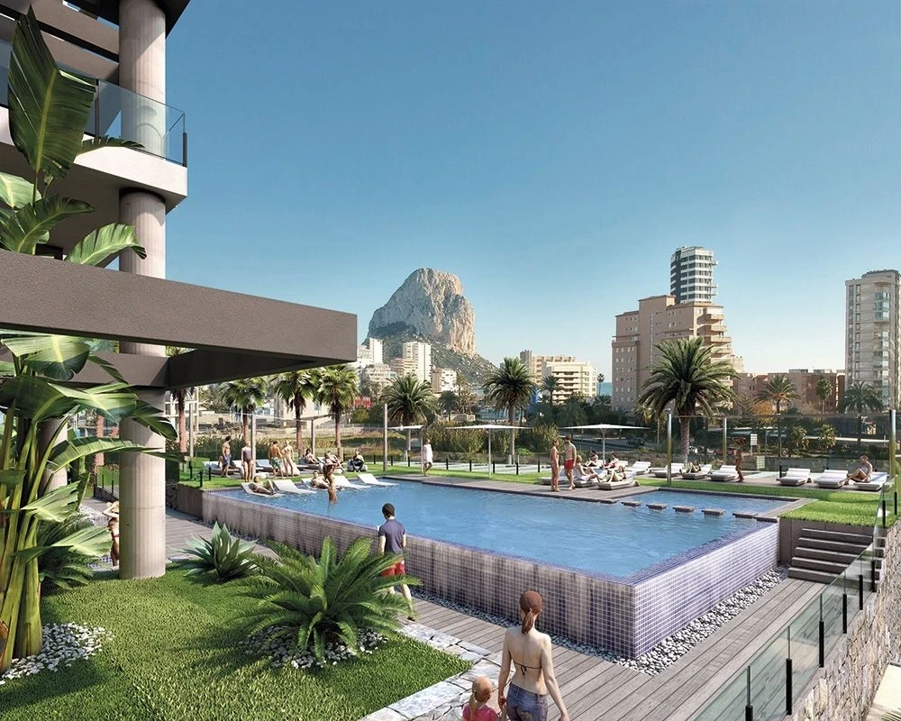 1 - verkauf wohnung meerblick calpe - costa blanca valencia spanien