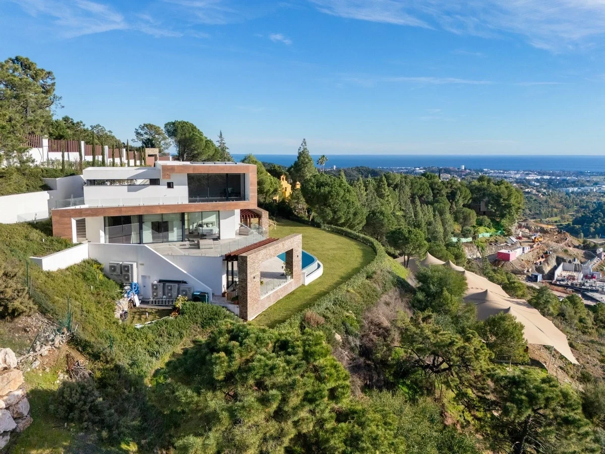 1 - vente villa vue mer benahavis - costa del sol andalousie espagne