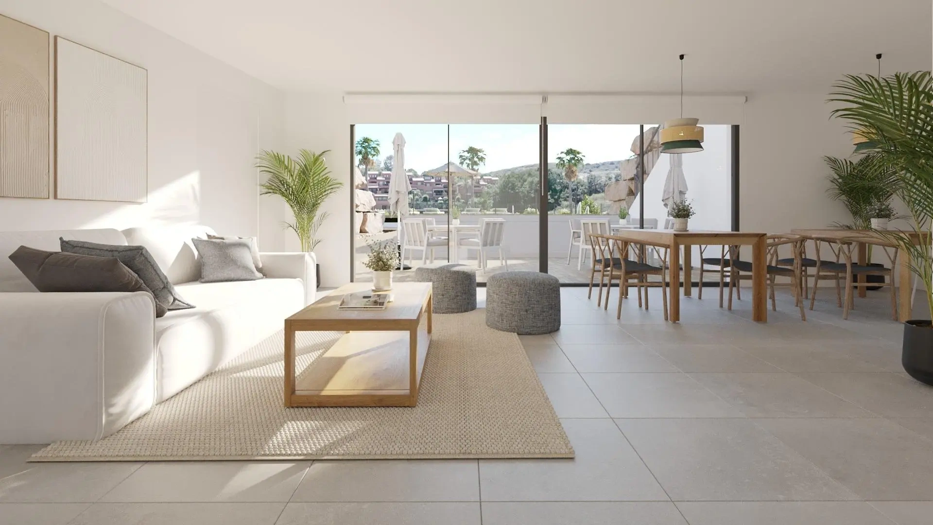 Appartamento con piscina