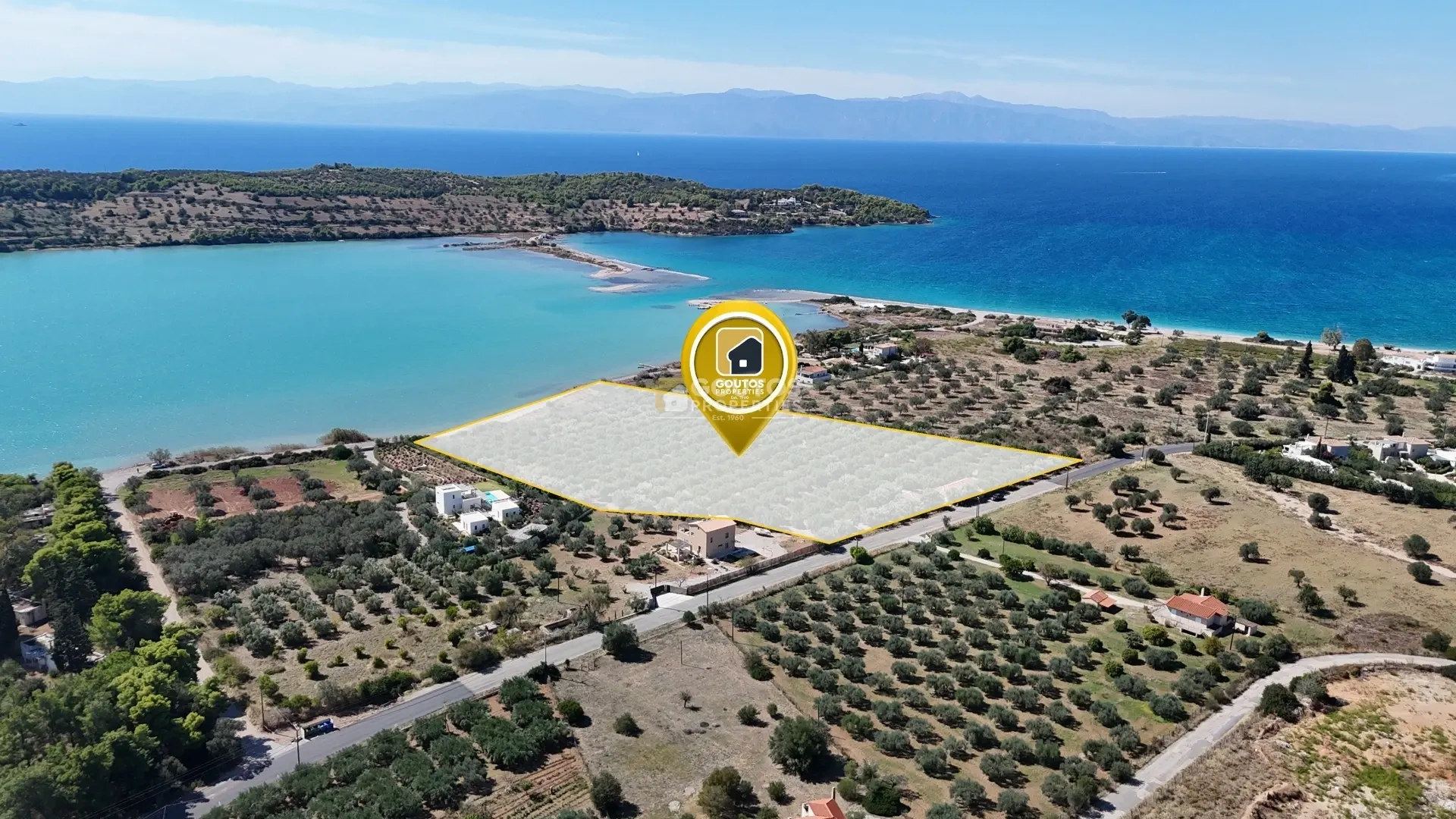 1 - sea view plot of land for sale in ákra ververoúda peloponnese greece
