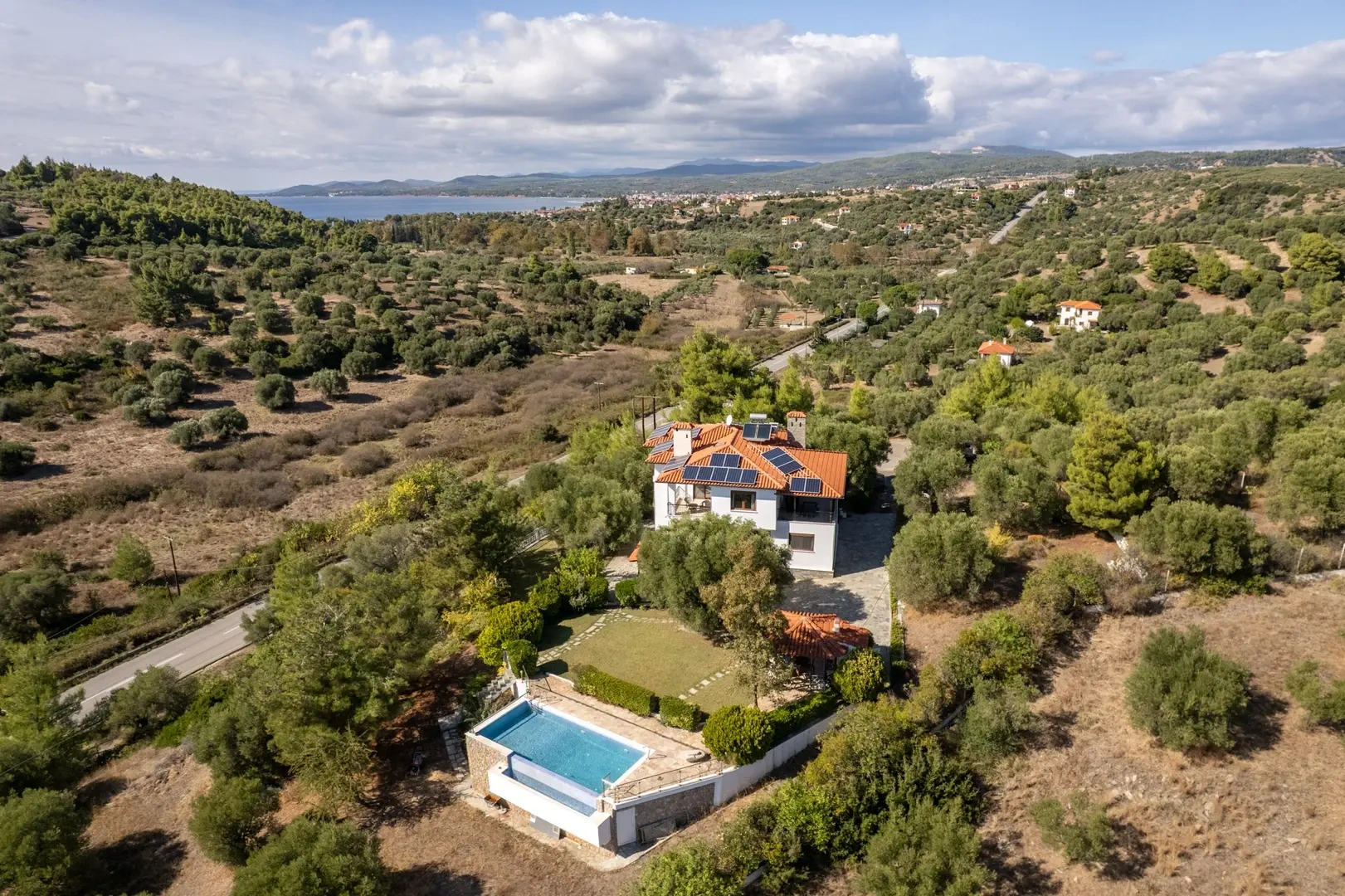 1 - venta villa vista al mar nikiti - calcídica macedonia central grecia