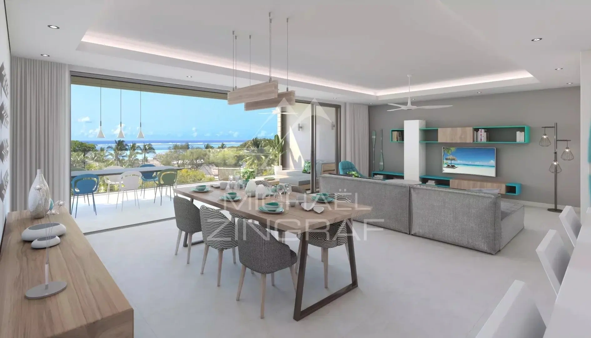 2 - vendita appartamento vista mare grand gaube rivière du rempart mauritius