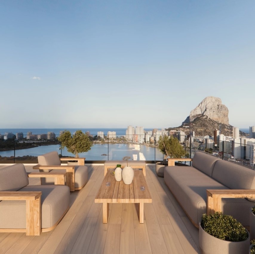 2 - venda apartamento vista de mar calpe - costa blanca comunidade valenciana espanha