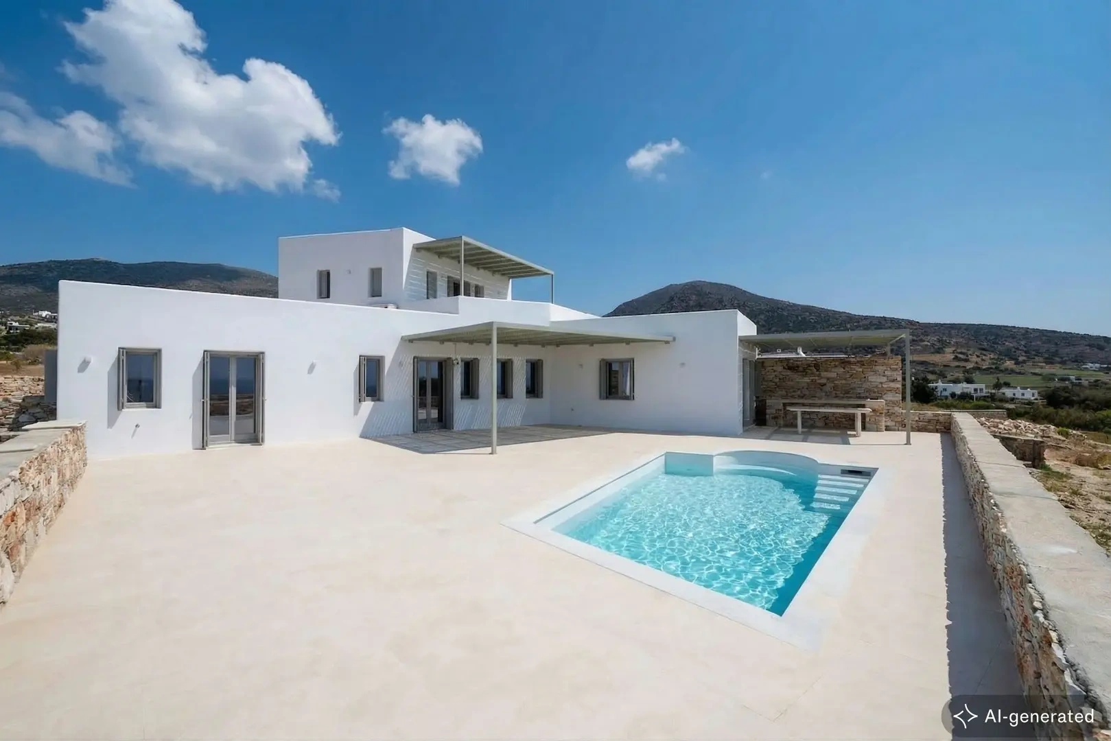 1 - venta casa vista al mar paros - cícladas egeo meridional grecia