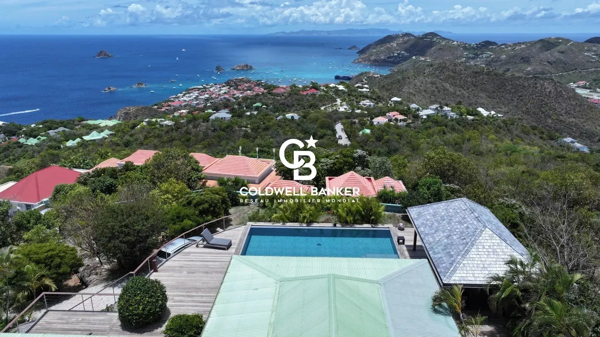 1 - venta casa vista al mar saint-barthélemy san bartolomé - antillas francesas islas del caribe