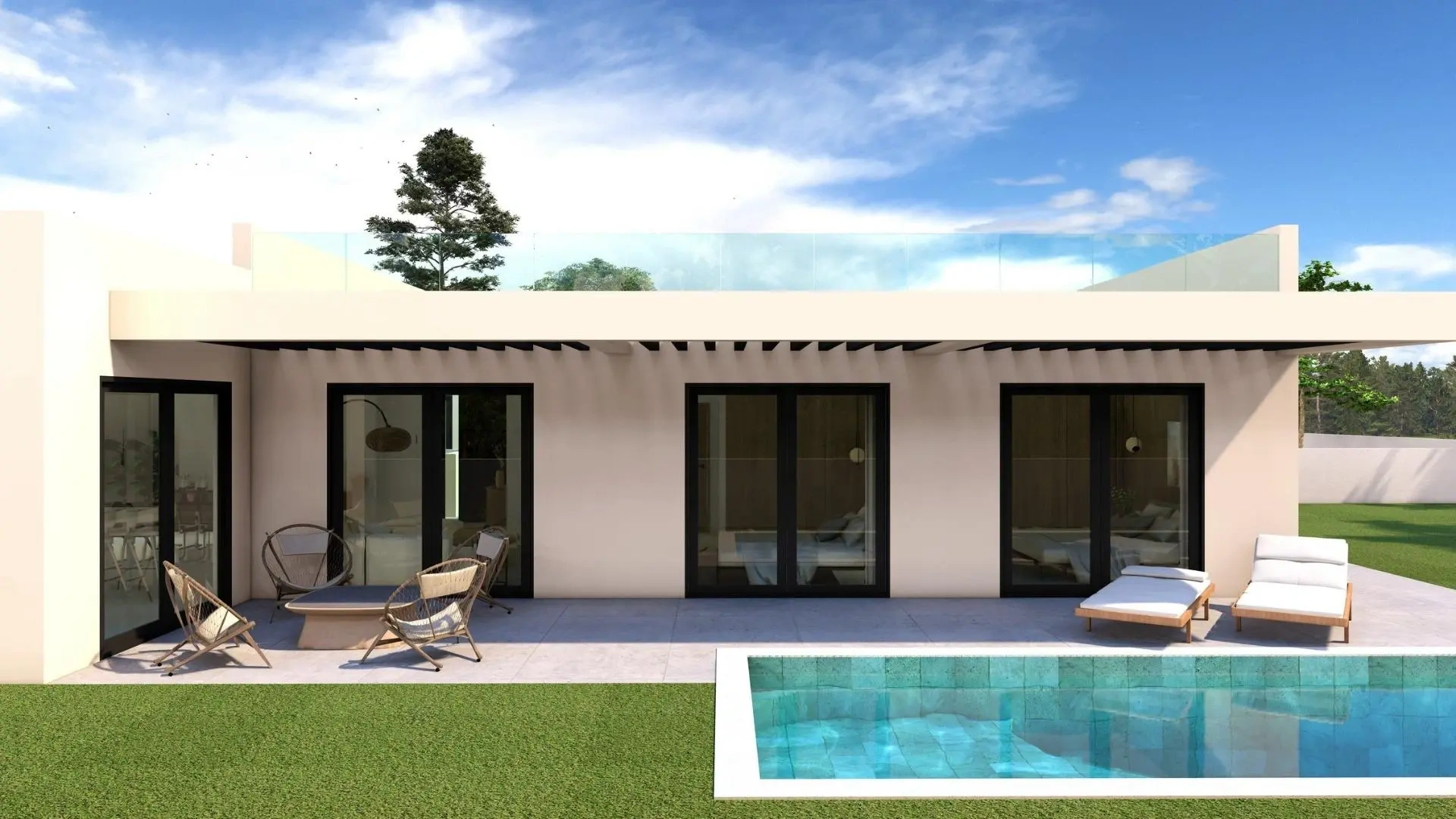 Haus meerblick mit Pool