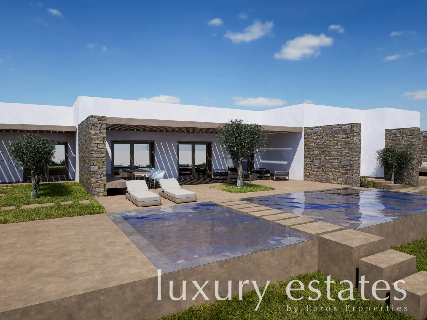 1 - sea view new construction for sale in paros - cyclades south aegean greece