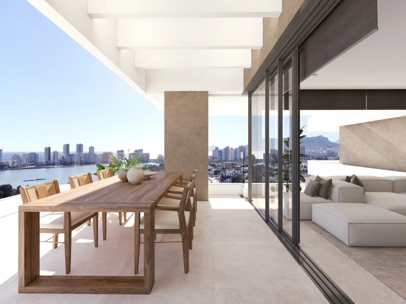 2 - verkoop appartement uitzicht op zee calpe - costa blanca valencian community spanje