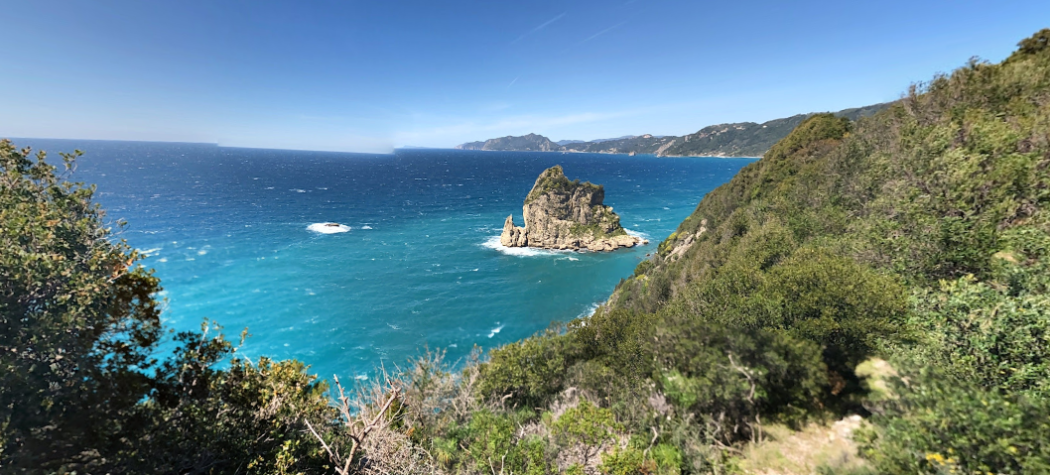 1 - sea view plot of land for sale in pentati ionian islands greece