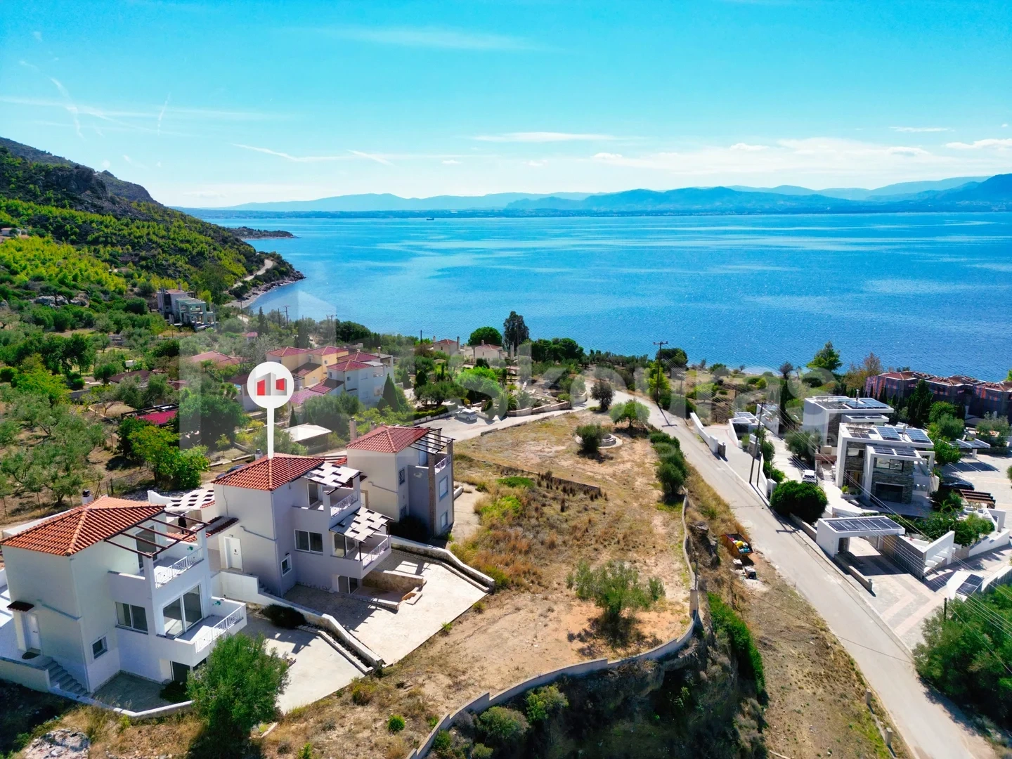 1 - vente maison vue mer skaloma péloponnèse grèce