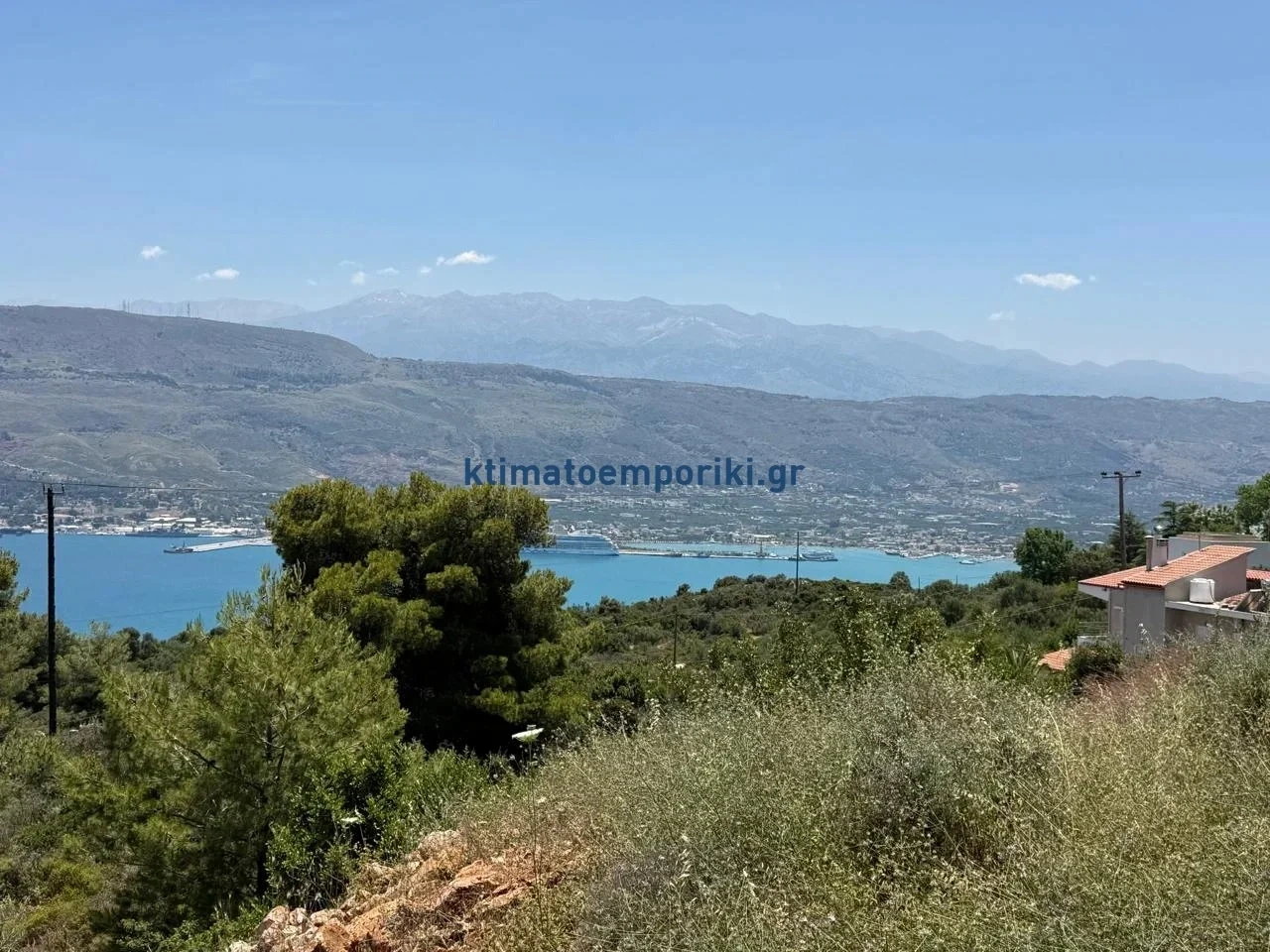 1 - sea view plot of land for sale in pithári crete greece
