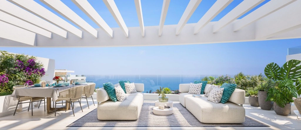 2 - vente appartement vue mer la cala de mijas andalousie espagne