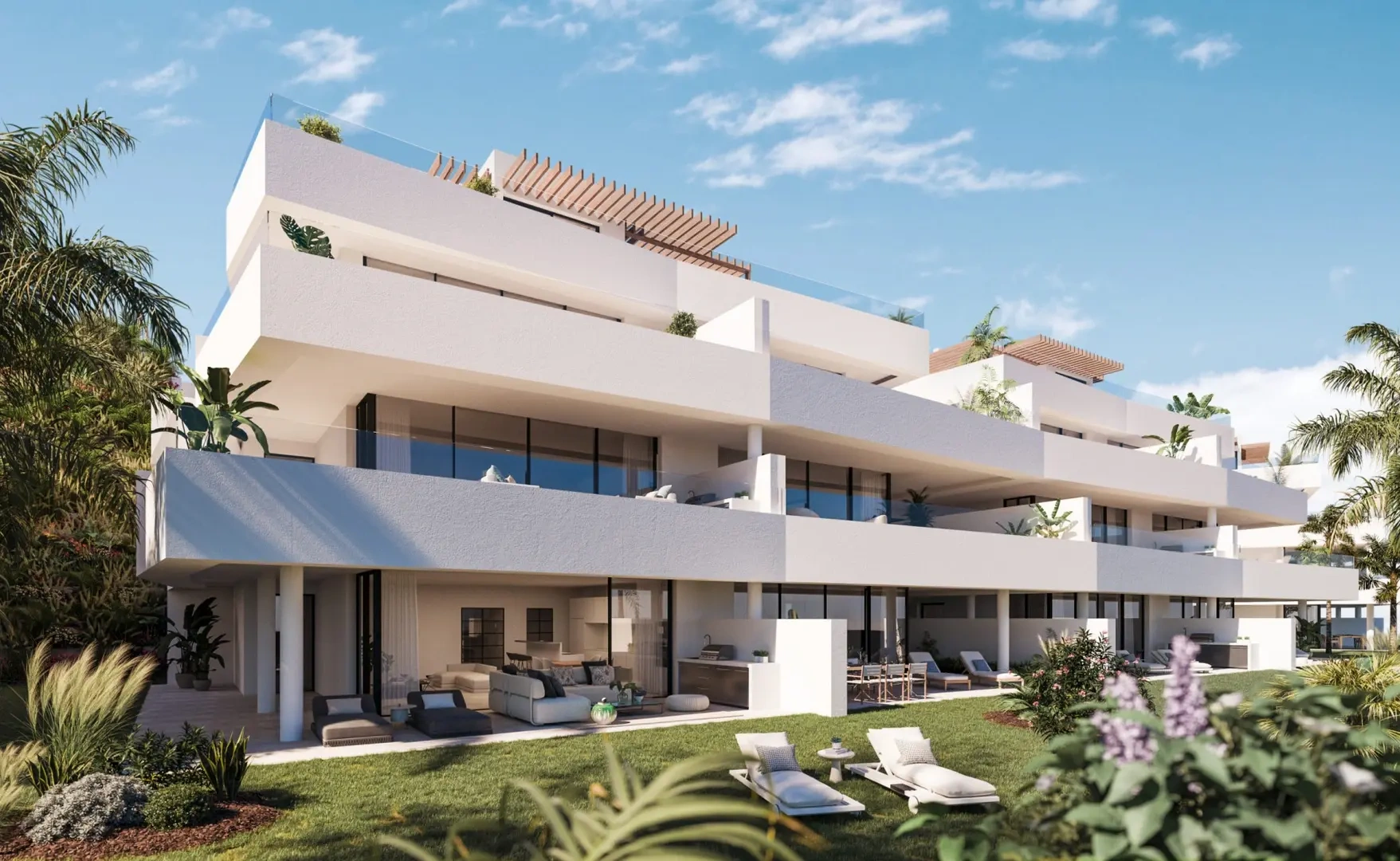 1 - vente appartement vue mer estepona - costa del sol andalousie espagne
