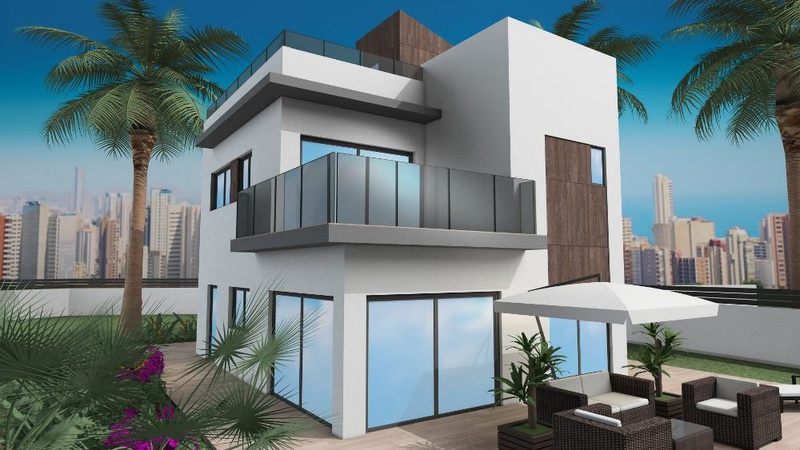 1 - verkauf haus meerblick finestrat - costa blanca valencia spanien