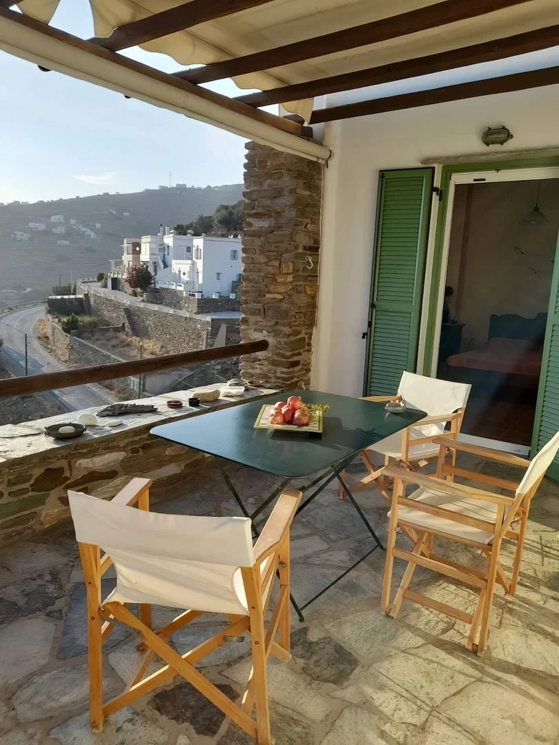 2 - vente maison vue mer triantáros egée méridionale grèce
