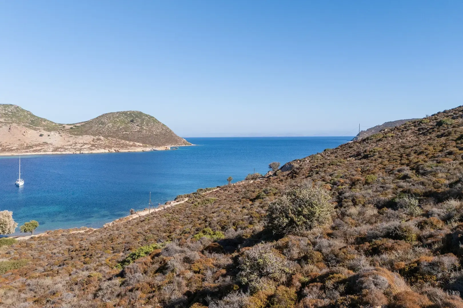 2 - vendita terreno vista mare patmo egeo meridionale grecia