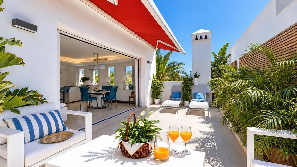 1 - vente appartement pieds dans l'eau marbella - costa del sol andalousie espagne