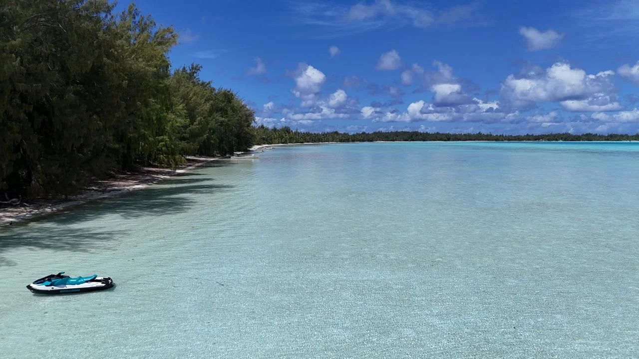 1 - продажа территория ноги в воде bora-bora подветренные острова французская полинезия