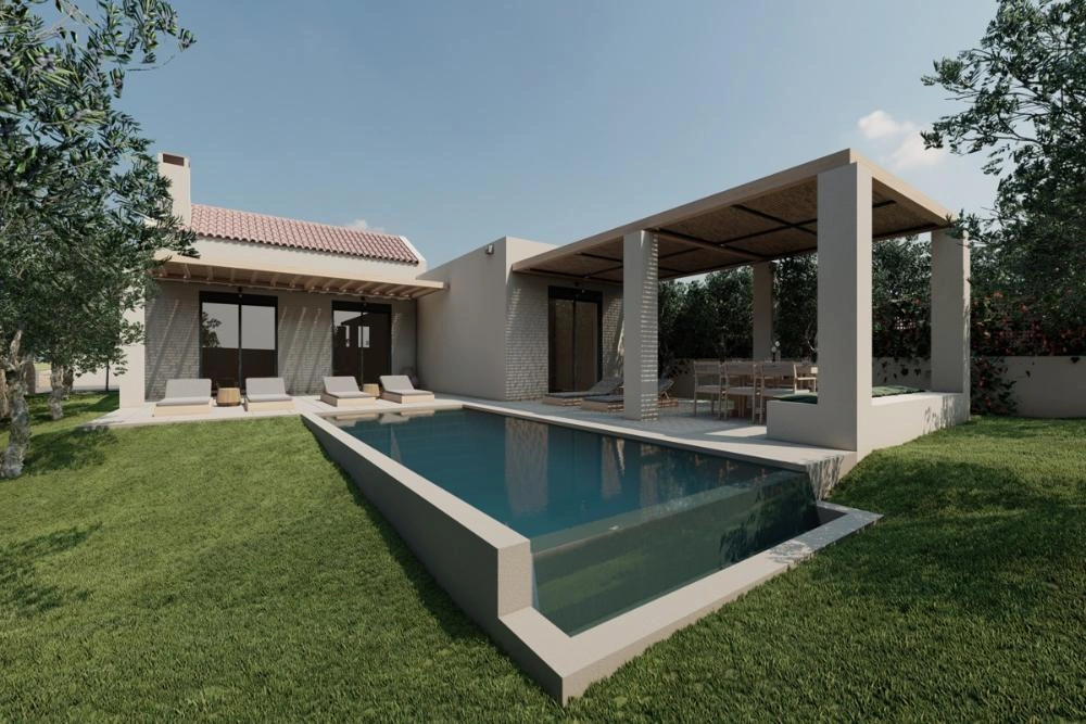 2 - vente maison vue mer vámos crète grèce