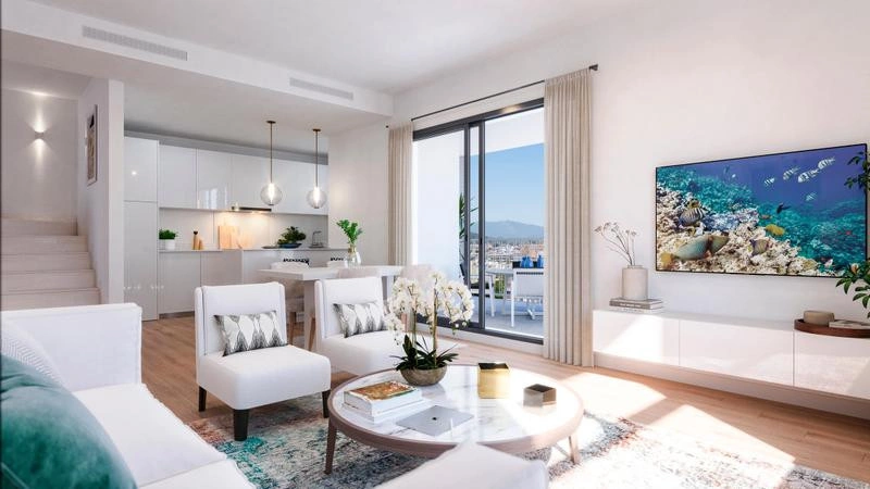 2 - продажа квартира вид моря estepona - costa del sol андалусия испания