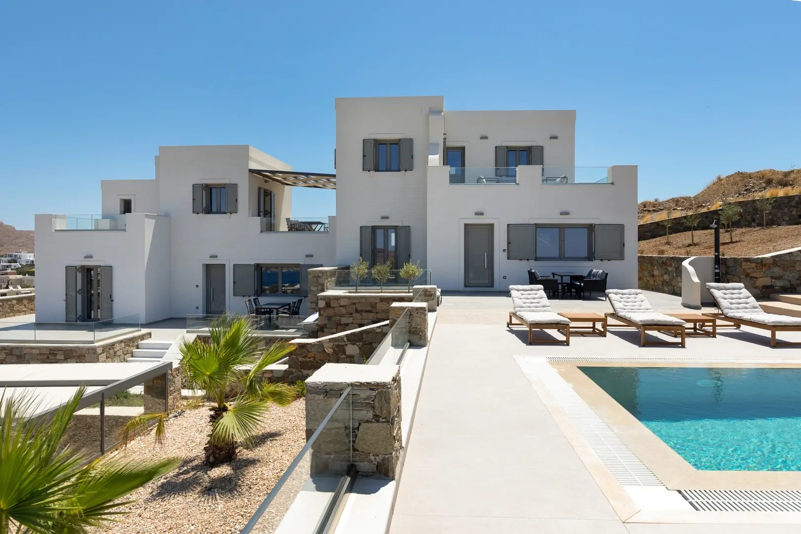 2 - verkoop villa uitzicht op zee syros - cycladen zuid-egeïsche eilanden griekenland
