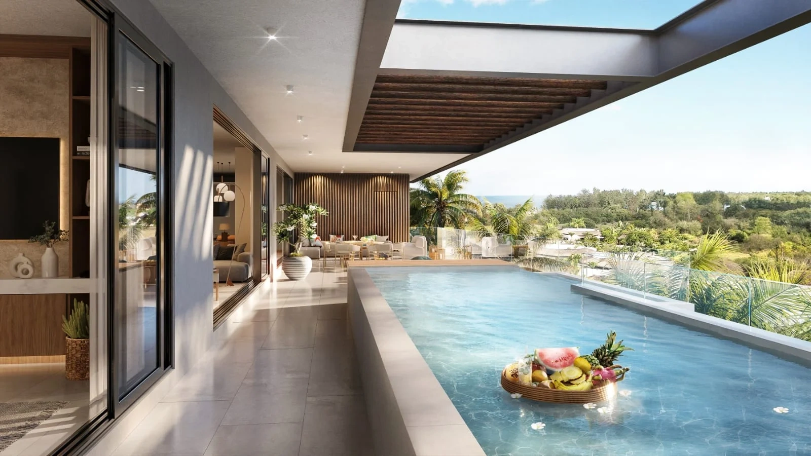 1 - verkoop appartement uitzicht op zee pointe aux biches pamplemousses mauritius