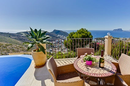 2 - venta casa vista al mar moraira - costa blanca comunidad valenciana españa