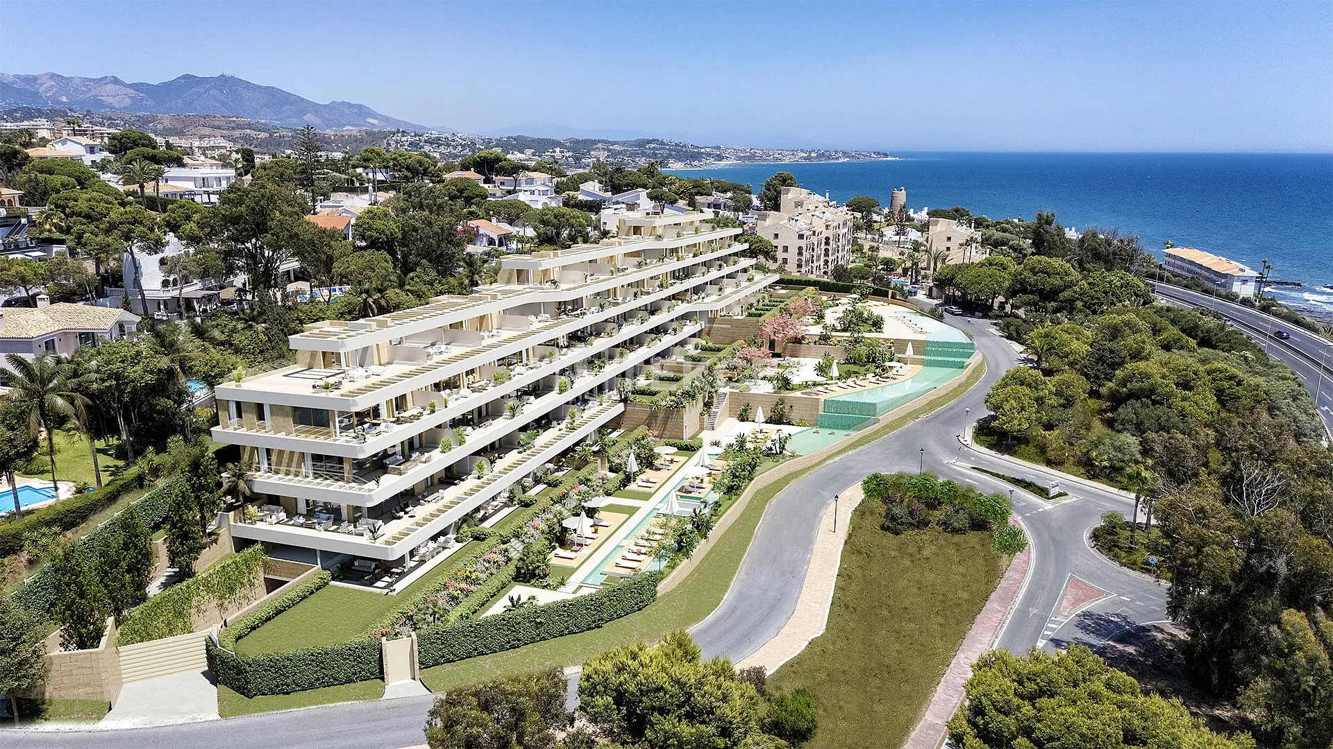 1 - venda apartamento vista de mar mijas andaluzia espanha