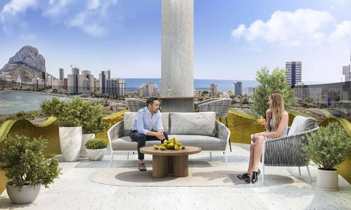 2 - продажа квартира вид моря calpe - costa blanca валенсия испания