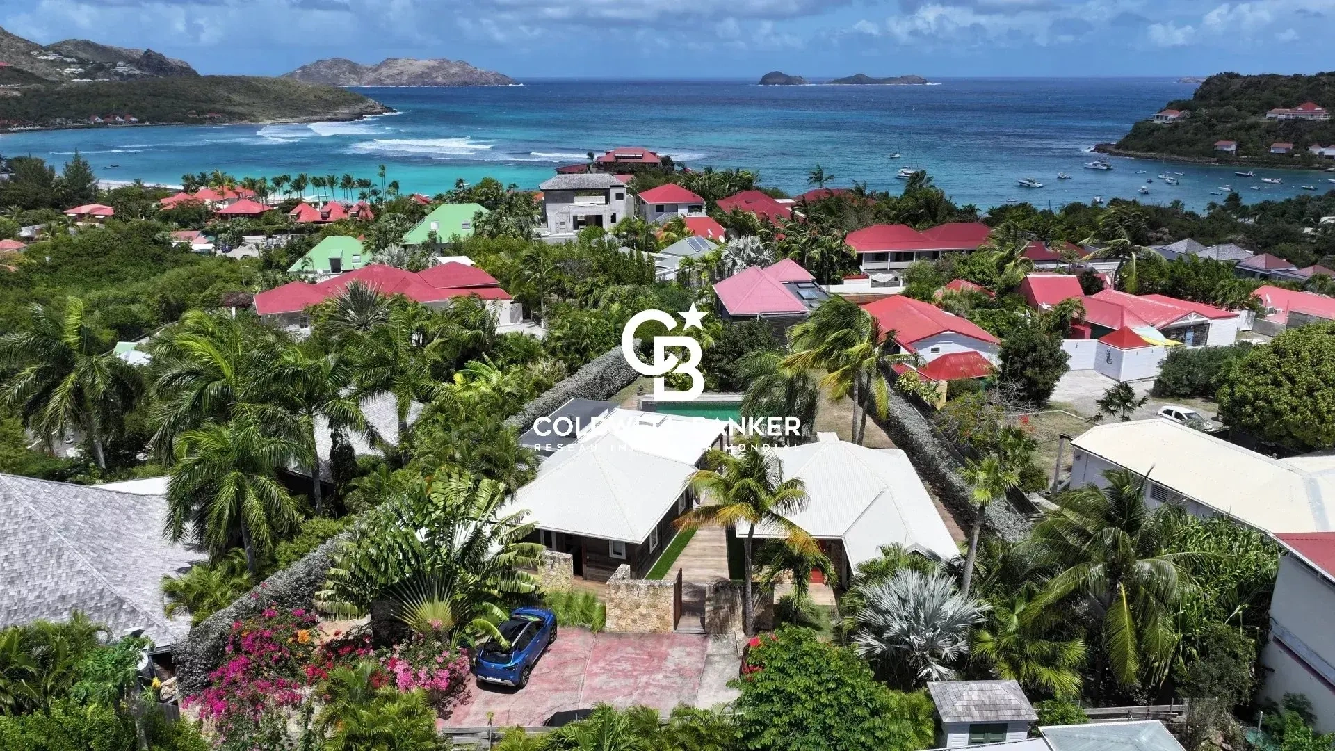1 - venta casa vista al mar saint-barthélemy san bartolomé - antillas francesas islas del caribe