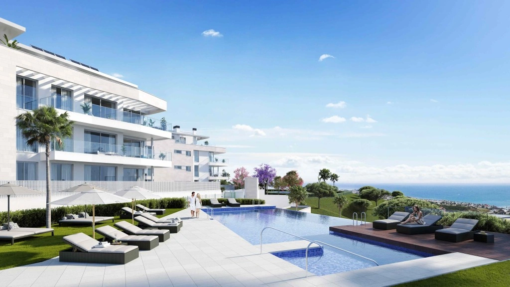 2 - venta apartamento vista al mar mijas andalucía españa