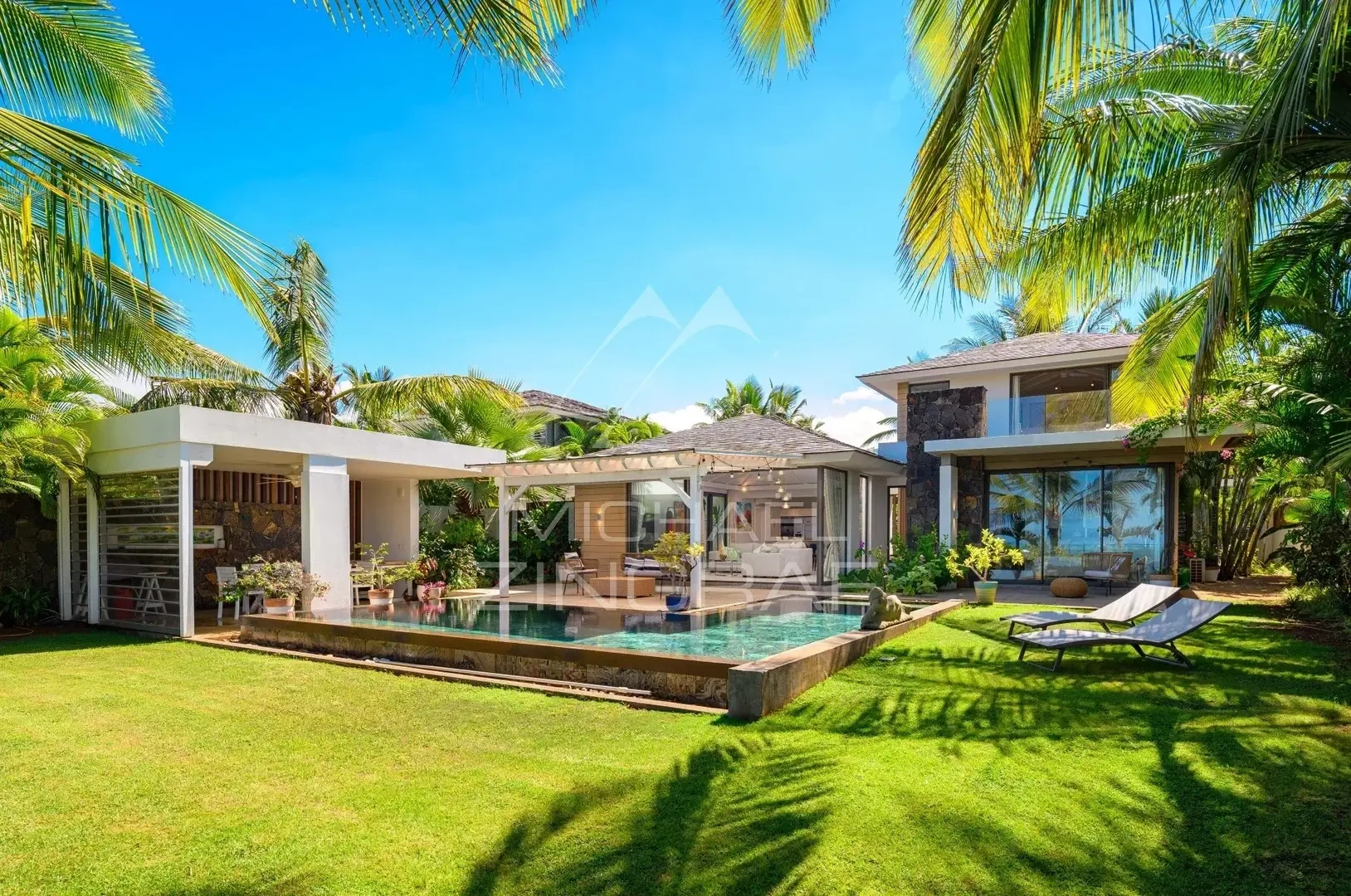 2 - verkoop huis aan het water haute rive rivière du rempart mauritius