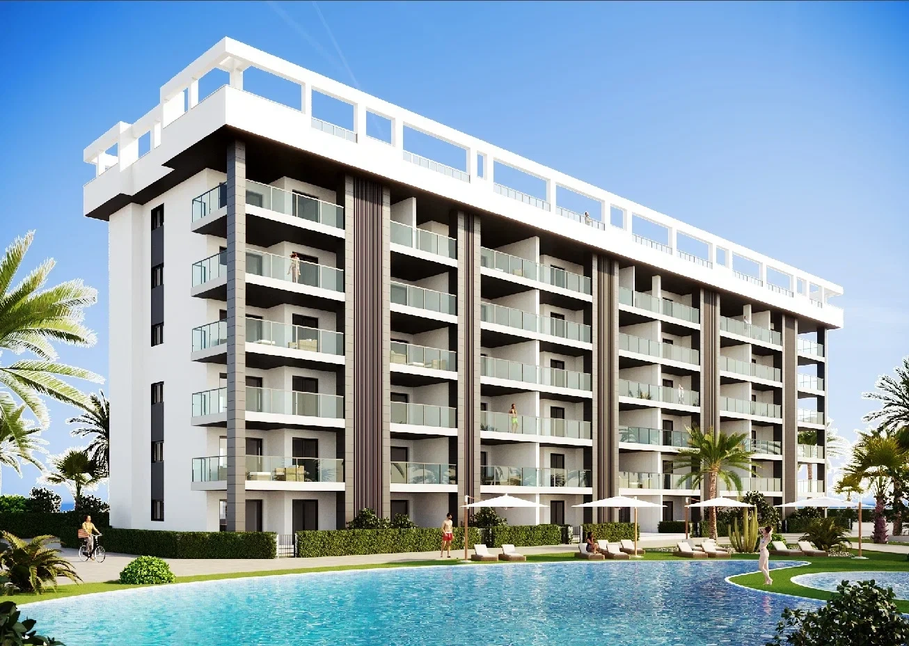 1 - vendita appartamento vista mare torrevieja - costa blanca comunità valenciana spagna