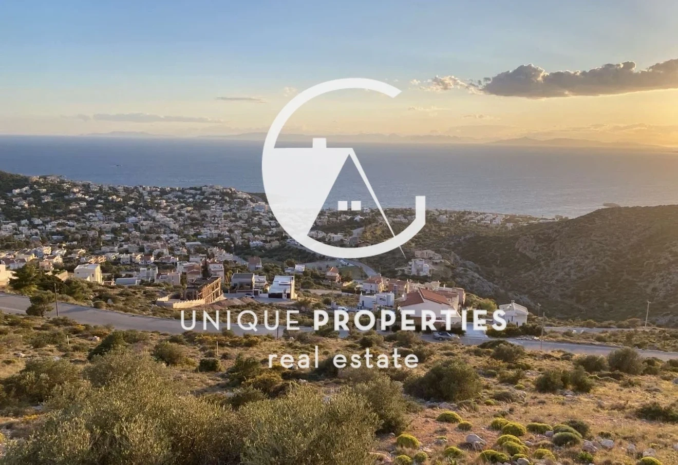 1 - sea view plot of land for sale in saronida attica greece