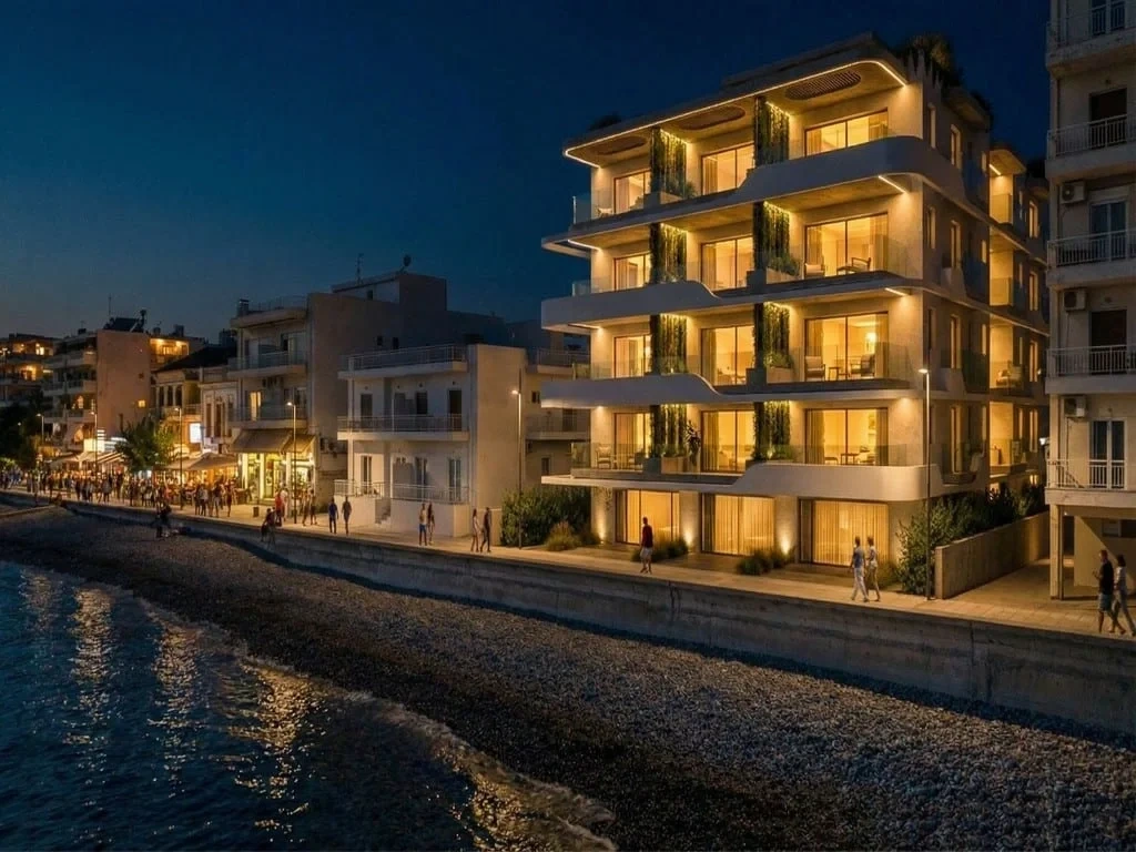 2 - продажа квартира вид моря loutráki крит греция