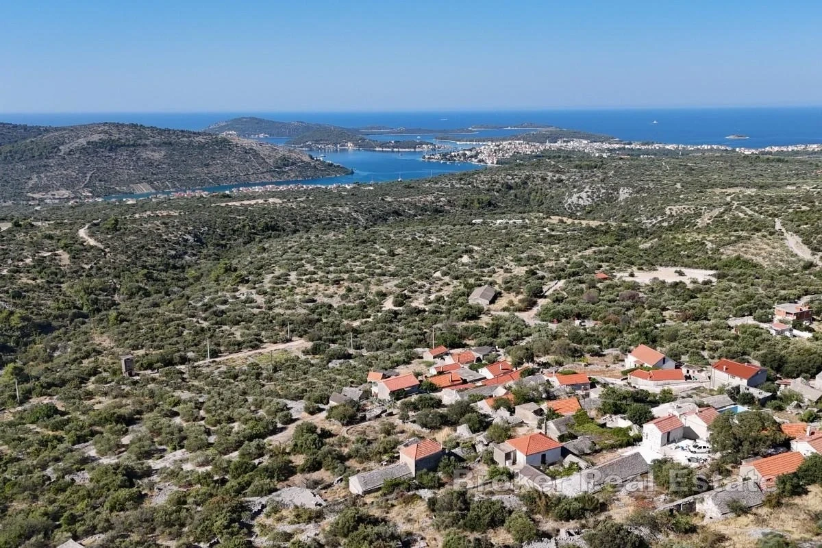 1 - vendita terreno vista mare rogoznica sebenico e tenin croazia